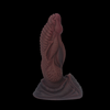 6 Inch Brown Fantasy Monster Knot Dildo