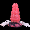 Red Tentacle Silicone Inflatable Squirting Dildo