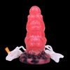 Red Silicone Tentacle Inflatable Squirting Dildo