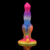 8 Inch Glow In The Dark Knot Dog Dildo