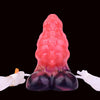 Red Short Thick Dragon Ejaculating Inflatable Dildo