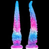 12 Inch Colorful Silicone Octopus Tentacle Dildo