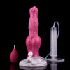 8 Inch Silicone Fantasy Dog Squirting Dildo