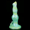 8 Inch Turquoise Fantasy Silicone Dog Dildo
