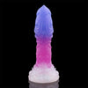 Blue Fantasy Silicone Lace Monster Dildo