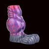 Purple Silicone Cock Knot Monster Penis Sleeve